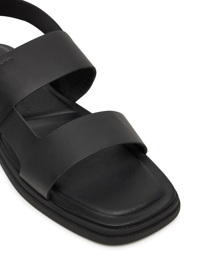 Calvin Klein Sandały Calvin Klein Back Strap W/ Buckle HM0HM01736 Czarny