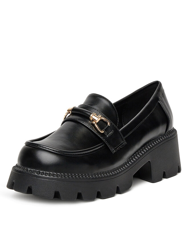 DeeZee Loafersy DeeZee FBD-20306 Czarny