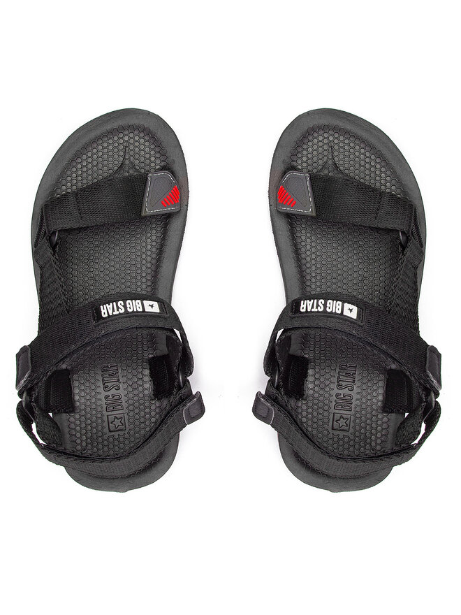 Big Star Shoes Sandały Big Star Shoes DD274A282 Czarny
