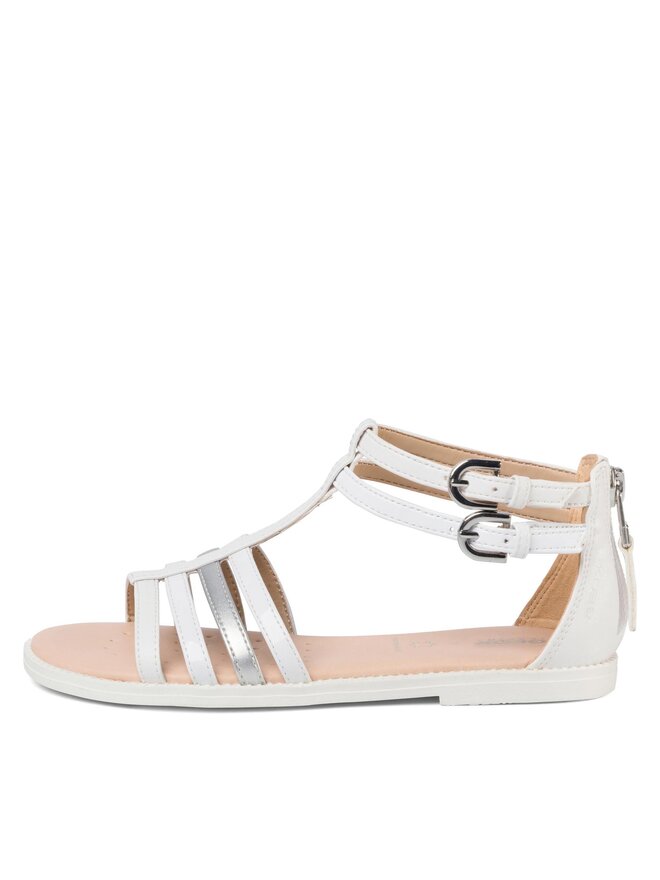 Geox Sandály Geox J S.Karly G. D J7235D 05402 C1000 M Bílá
