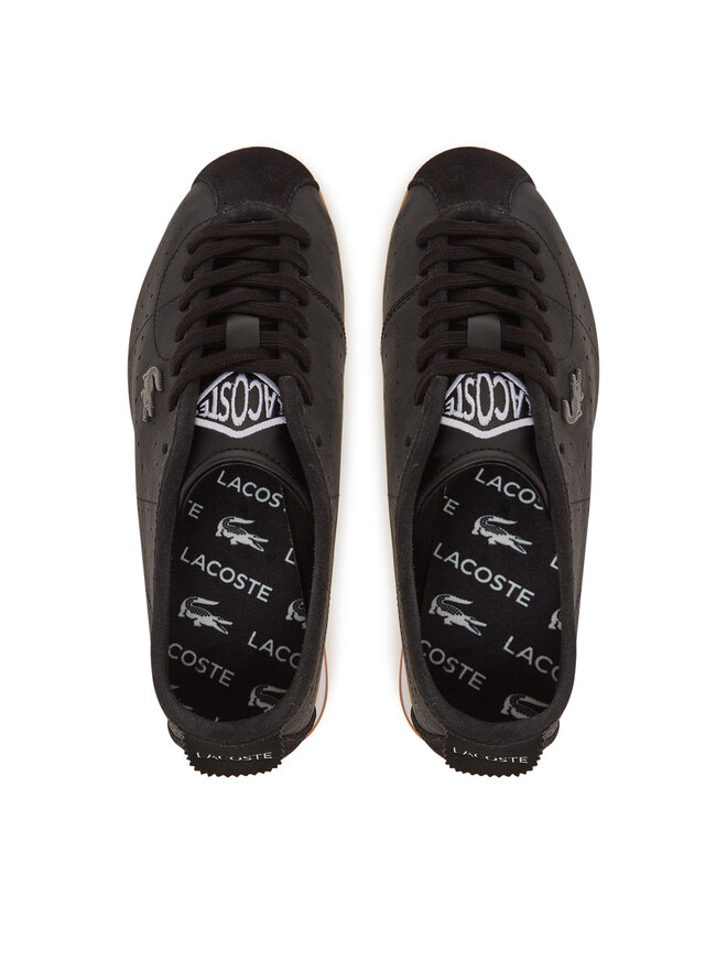 Lacoste Sneakersy Lacoste Club-Low Leather 7-49SFA0043 Czarny
