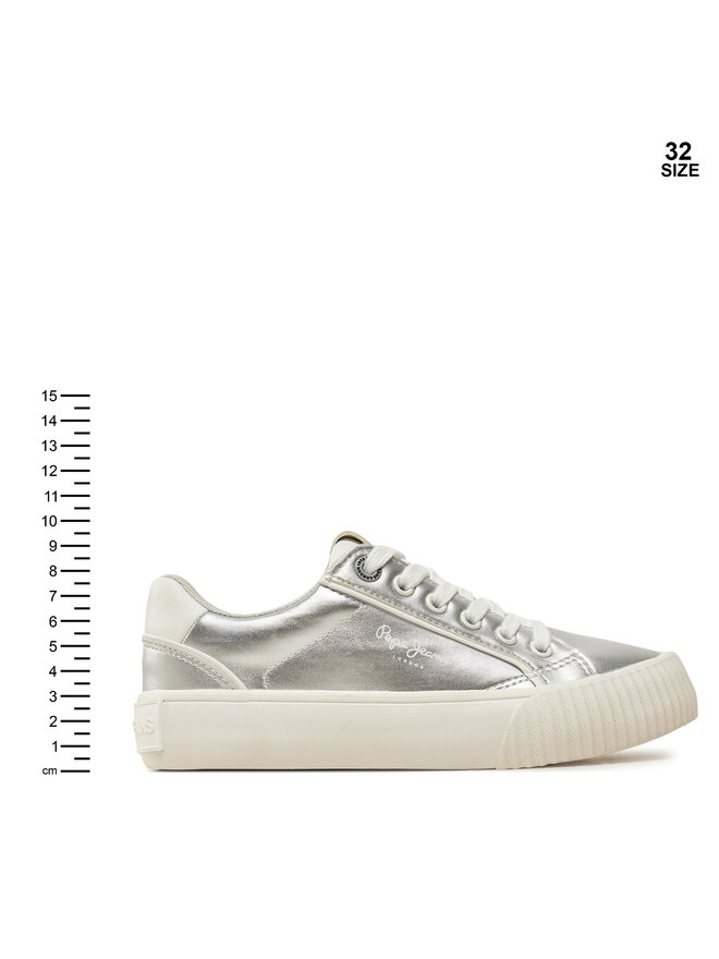 Pepe Jeans Snīkeri Pepe Jeans PGS30611 Sudraba
