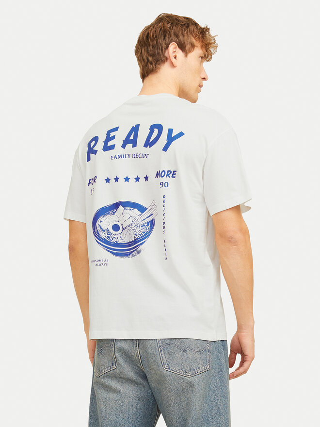 Jack&Jones Jack&Jones Camiseta Charge 12269384 Blanco Relaxed Fit