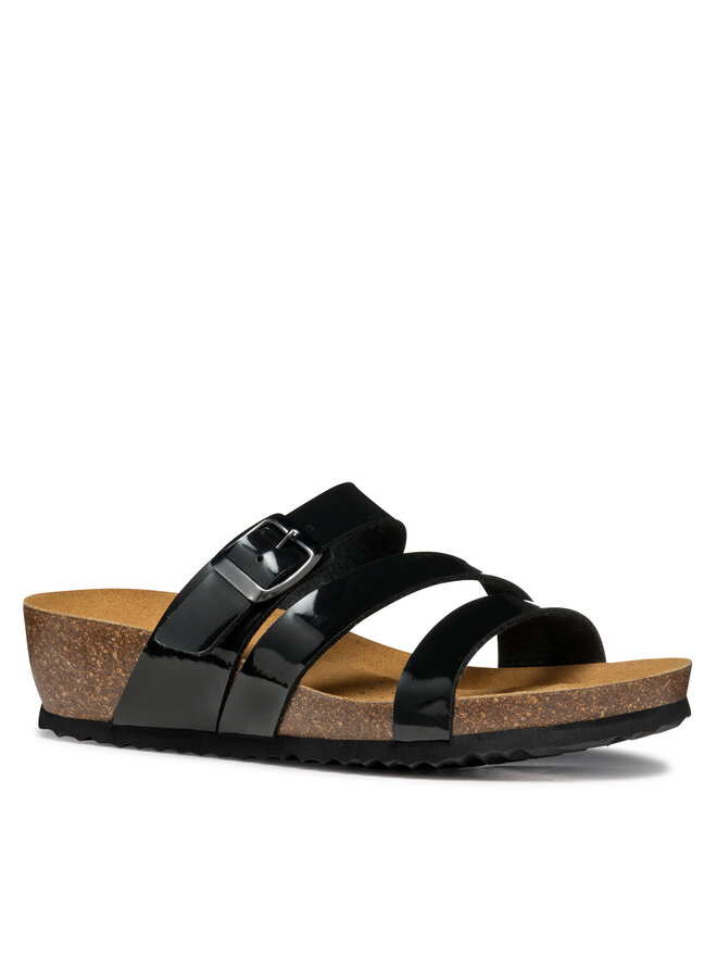 Geox Klapki Geox D New Sthellae D551AA 000HH C9999 Czarny