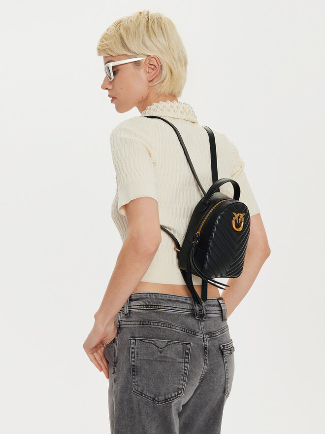 PINKO Plecak PINKO Love Click Mini Backpack . AI 24-25 PLTT 103614 A1J2 Czarny