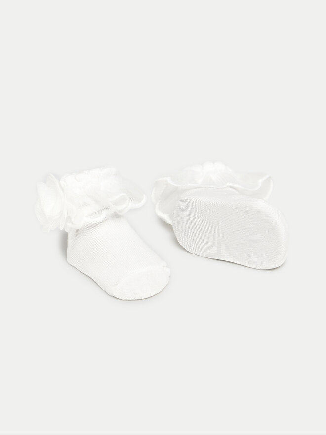 Mayoral Conjunto de diadema y calcetines Mayoral 9869 Blanco