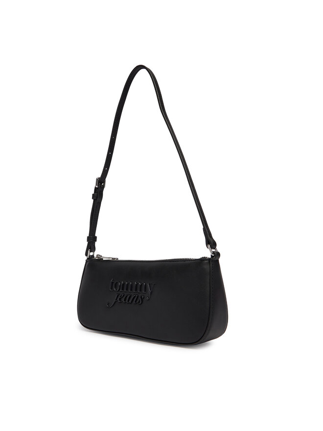Tommy Jeans Handtasche Tommy Jeans Tjw Must Shoulder Bag AW0AW18449 Schwarz