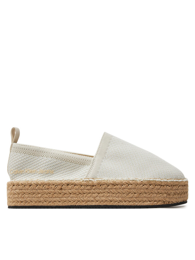 Calvin Klein Jeans Espadrilles Calvin Klein Jeans Platform Espadrille Uc YW0YW01377 Ekru