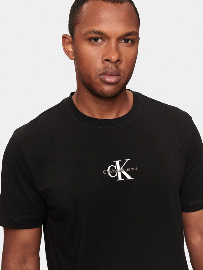 Calvin Klein Jeans Calvin Klein Jeans Camiseta Monologo J30J325649 Negro Regular Fit