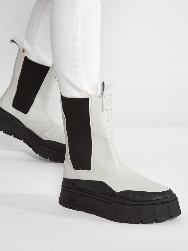 Puma Bokacsizma Puma Mayze Stack Chelsea Wns 386272 01 Fehér
