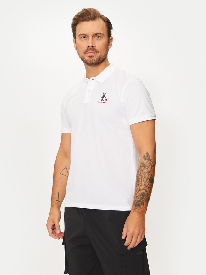 Helly Hansen Helly Hansen Poloshirt Koster Polo 34299 Weiß Regular Fit