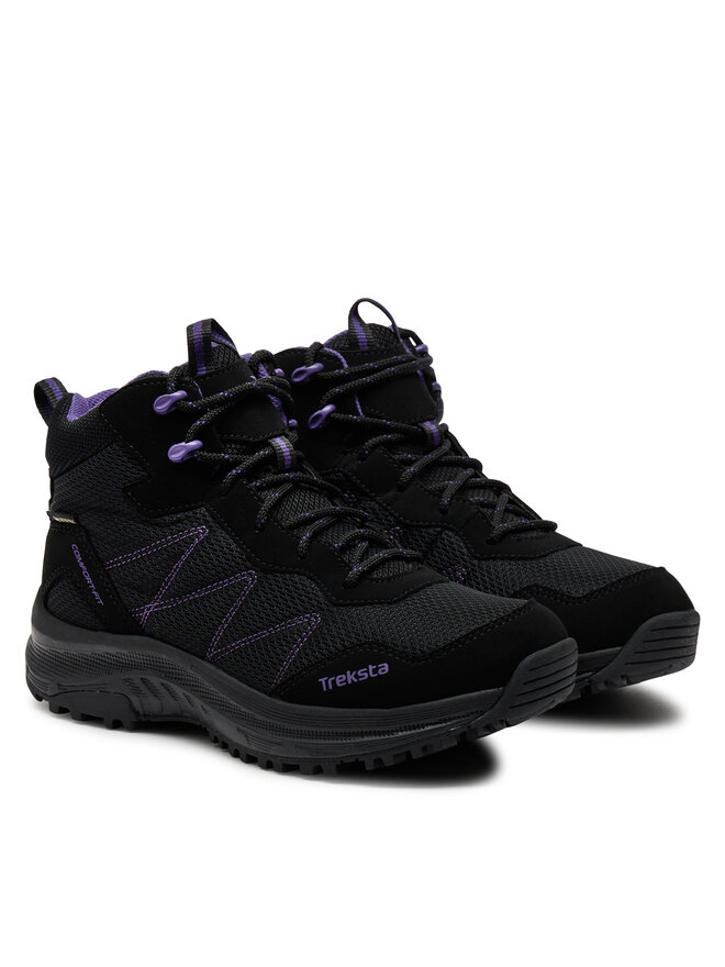 Treksta Pārgājienu apavi Treksta Grimsta Gtx Mid W GORE-TEX 224011061-870 Melns