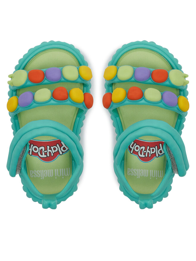 Melissa Sandały Melissa Mini Melissa Create + Play Doh Bb M 35989 Zielony