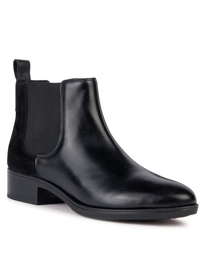 Geox Ghete Jodhpur Geox D Felicity D36G1B 04322 C9999 Negru