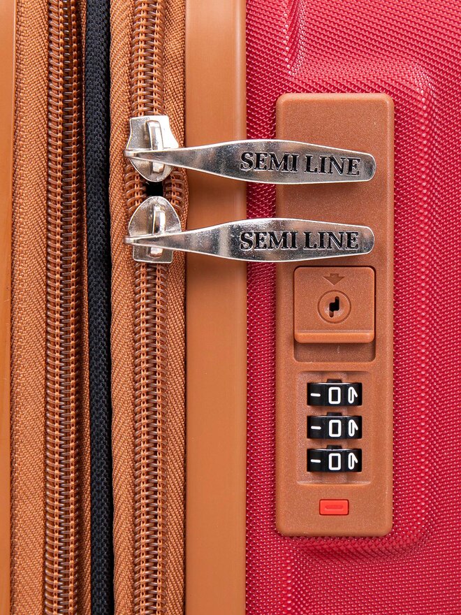 Semi Line Großer Koffer Semi Line T5851-3 Rot