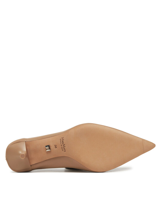 Max Mara Čevlji z visoko peto Max Mara 2514521151600 Rjava