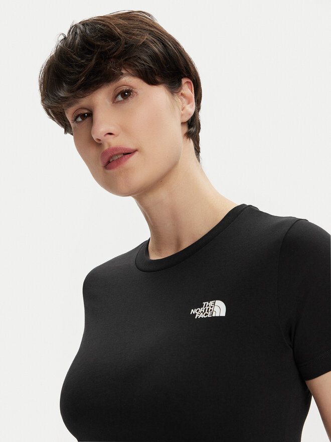 The North Face The North Face T-Shirt Simple Dome NF0A87NH Μαύρο Regular Fit