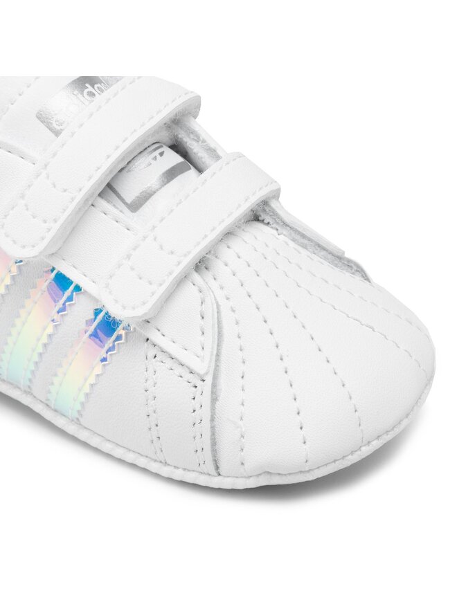 adidas Sneakersy adidas Superstar Crib BD8000 Biela