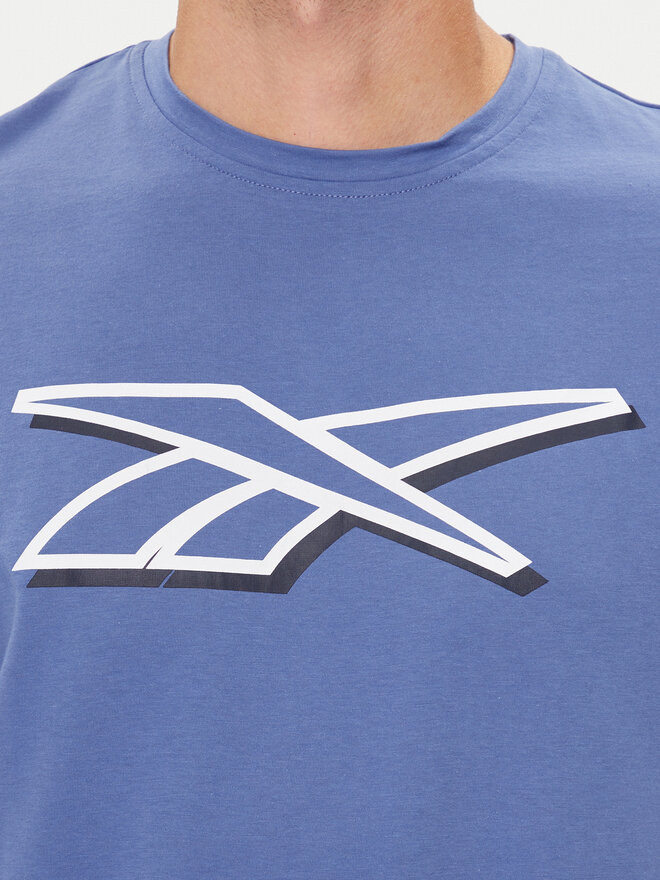 Reebok Reebok Marškinėliai Vector Pack Ri Logo Tee 100202408 Violetinė Regular Fit