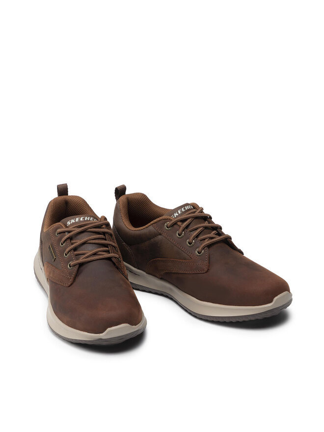 Halbschuhe Skechers Antigo 65693 CDB Braun eschuhe.at