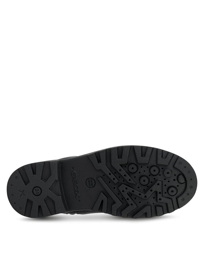 Geox Schnürstiefeletten Geox J Casey Girl B Abx J367ZB 0BCLV C9999 D Schwarz