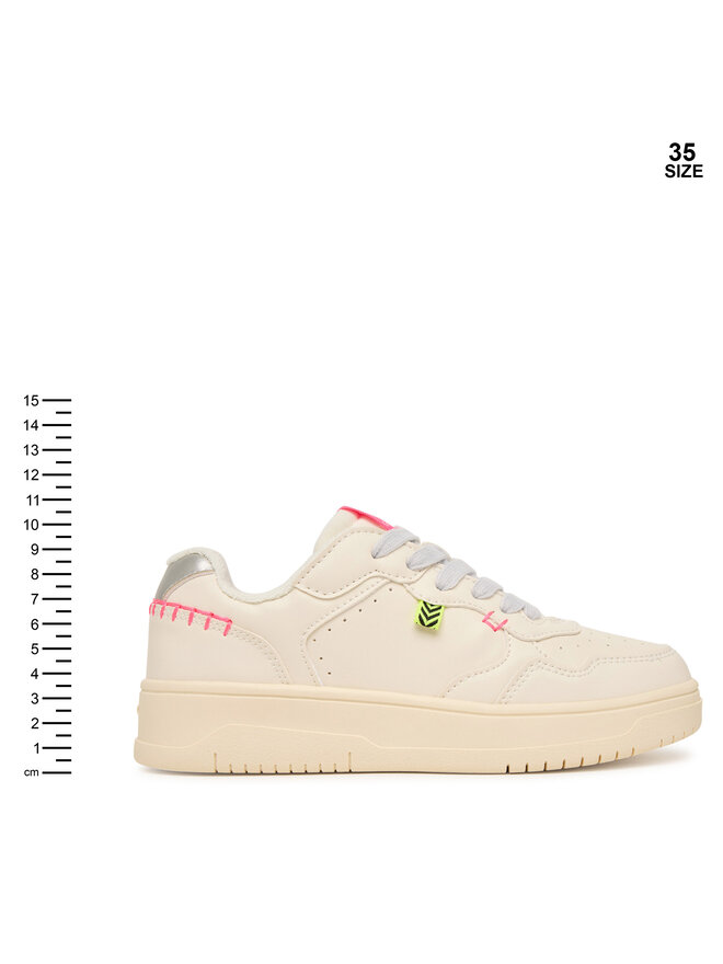 Geox Sneakers Geox J Lestrella Girl J56NLC 000BC C1M1W S Écru