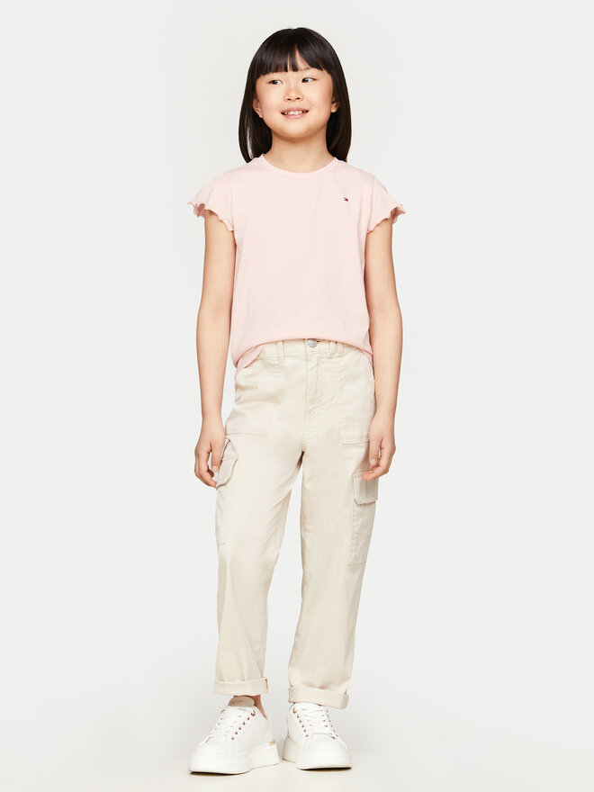 Tommy Hilfiger Tommy Hilfiger Marškinėliai Essential KG0KG07052 Rožinė Regular Fit