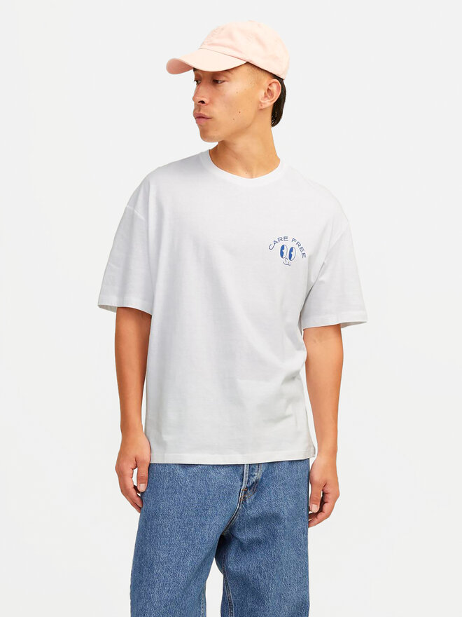 Jack&Jones Jack&Jones Camiseta Jorfrutti 12256926 Blanco Wide Fit