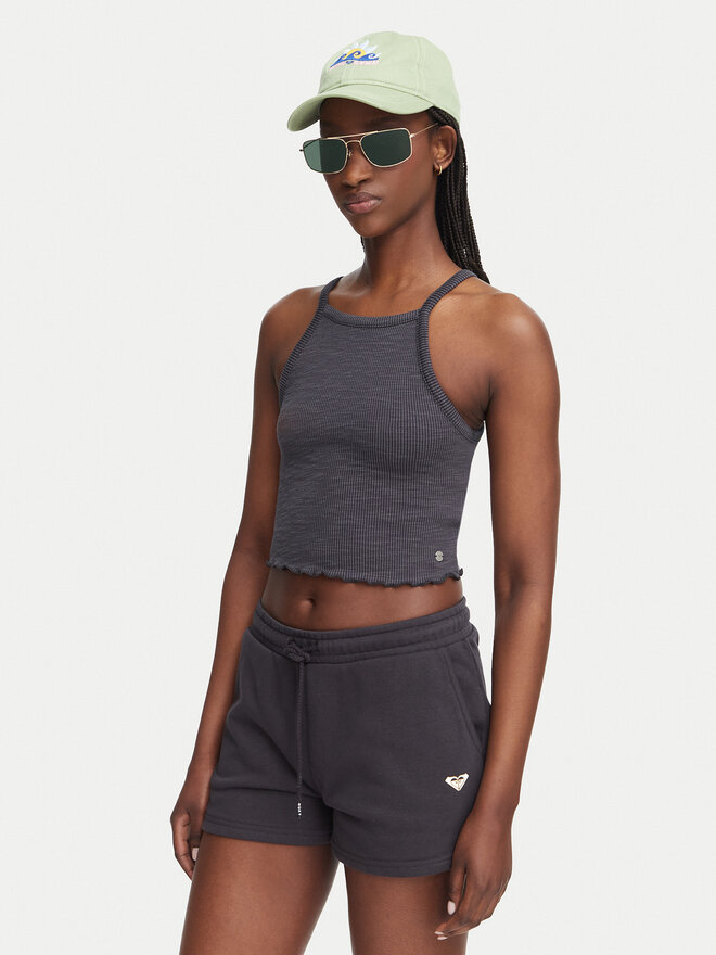 Roxy Roxy Top As I Am ERJKT04278 Dunkelgrau Slim Fit
