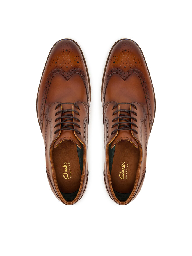 Clarks Halbschuhe Clarks CraftRemi Tip 26186394 Braun