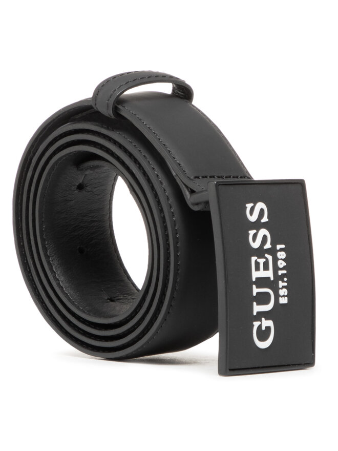 Guess Чоловічий ремінь Guess Jacron Belt M1RZ48 WDSZ0 Чорний