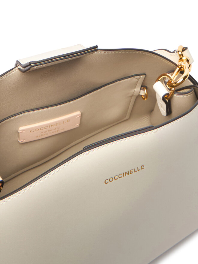 Coccinelle Handtasche Coccinelle U7K Coccinelletylde Calf E1 U7K 15 01 01 Creme