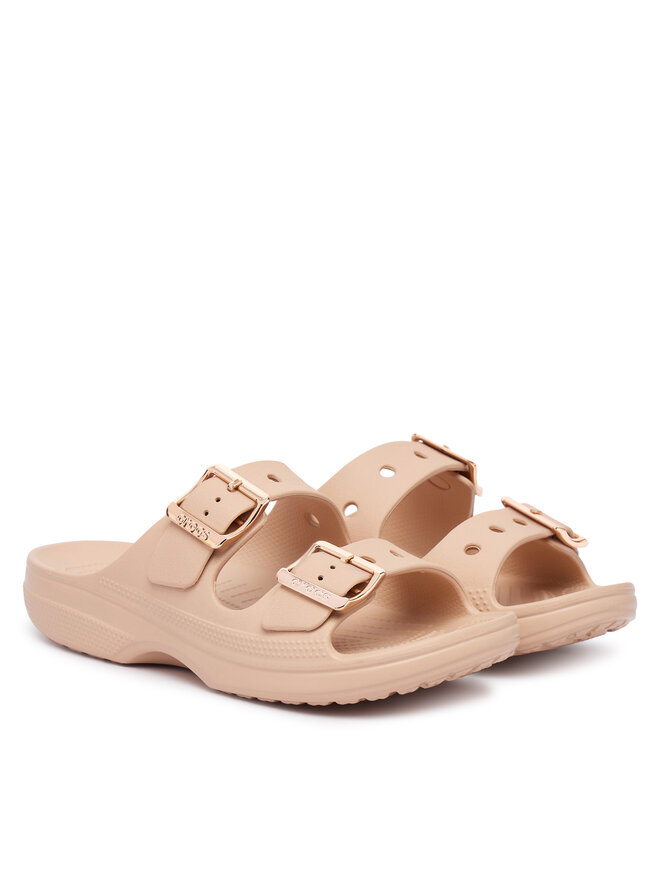 Crocs Шльопанці Crocs Saturday Metallic Buckle 213316 Рожевий