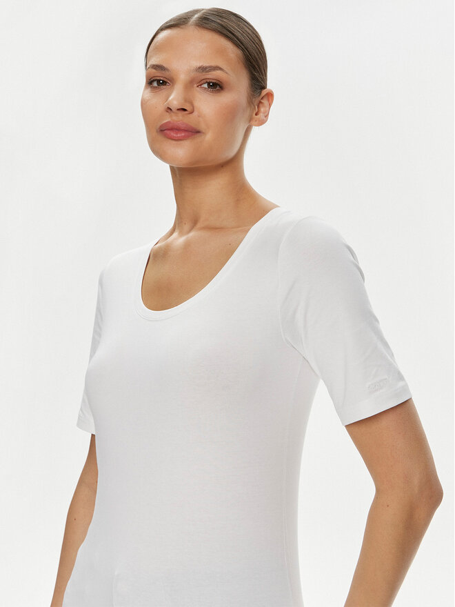 Gant Gant Marškinėliai 4203491 Balta Slim Fit