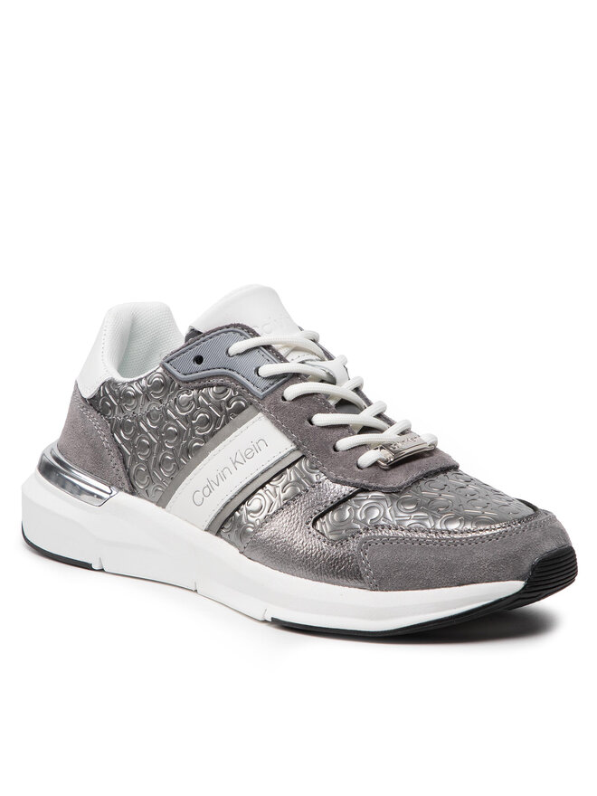 Calvin klein silver sneakers online