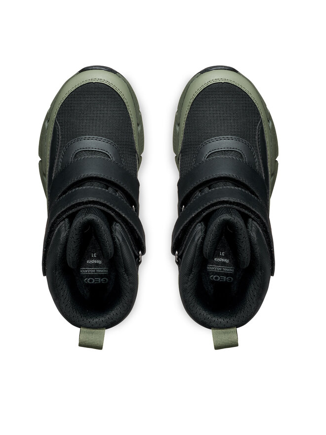 Geox Schnürschuhe Geox J Flexyper Plus Boy B Abx J66LCG 0FU54 C0033 M Dunkelgrün