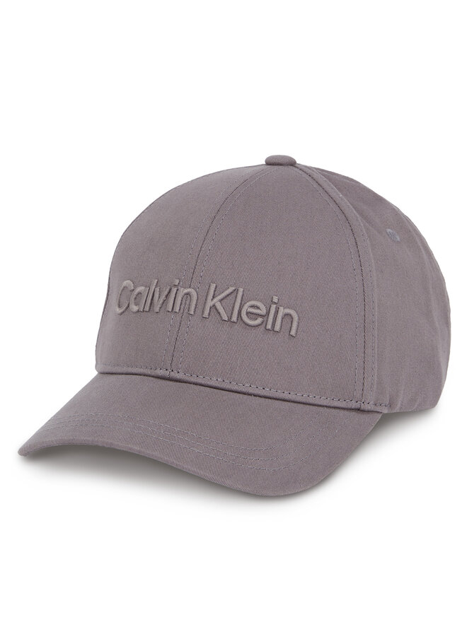 Calvin Klein Czapka z daszkiem Calvin Klein Embroidery Bb Cap K50K505737 Szary