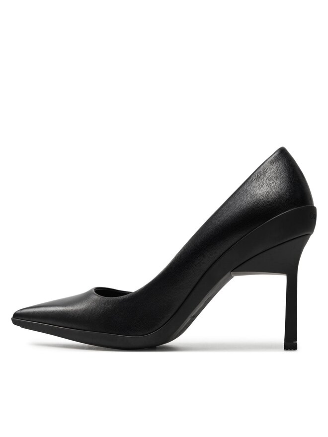 Calvin Klein Lodičky Calvin Klein Heel Pump 90 Leather HW0HW02033 Čierna