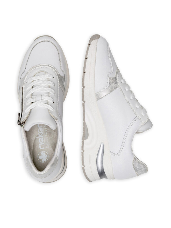 Rieker Sneakersy Rieker N9301-80 Biela