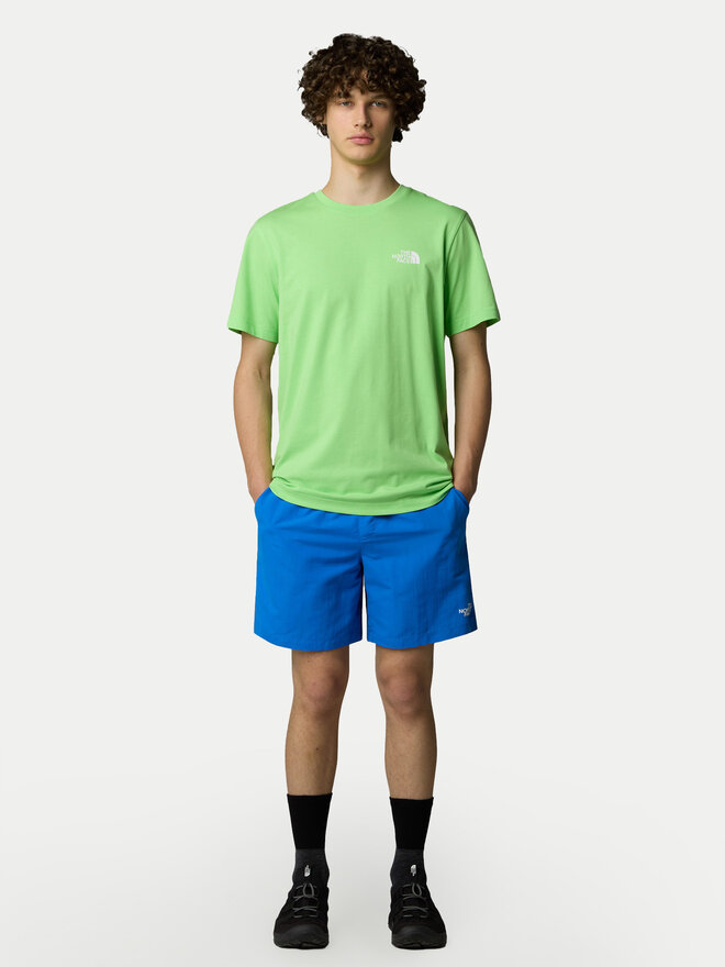 The North Face The North Face Marškinėliai SS Simple Dome NF0A87NG Žalia Regular Fit