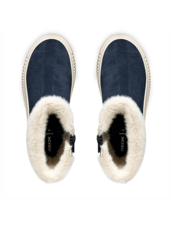 Geox Kozaki Geox J Laquinny Wpf J56NFB 00022 C4021 S Granatowy