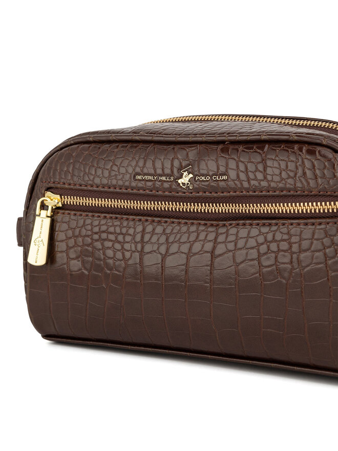 Beverly Hills Polo Club Kosmetyczka Beverly Hills Polo Club BHPC-W1-001-AW24 Bordowy