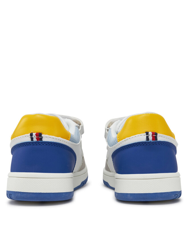 Tommy Hilfiger Sneakersy Tommy Hilfiger Flag Low Cut Velcro Sneaker T1X9-33844-1269 S Bílá