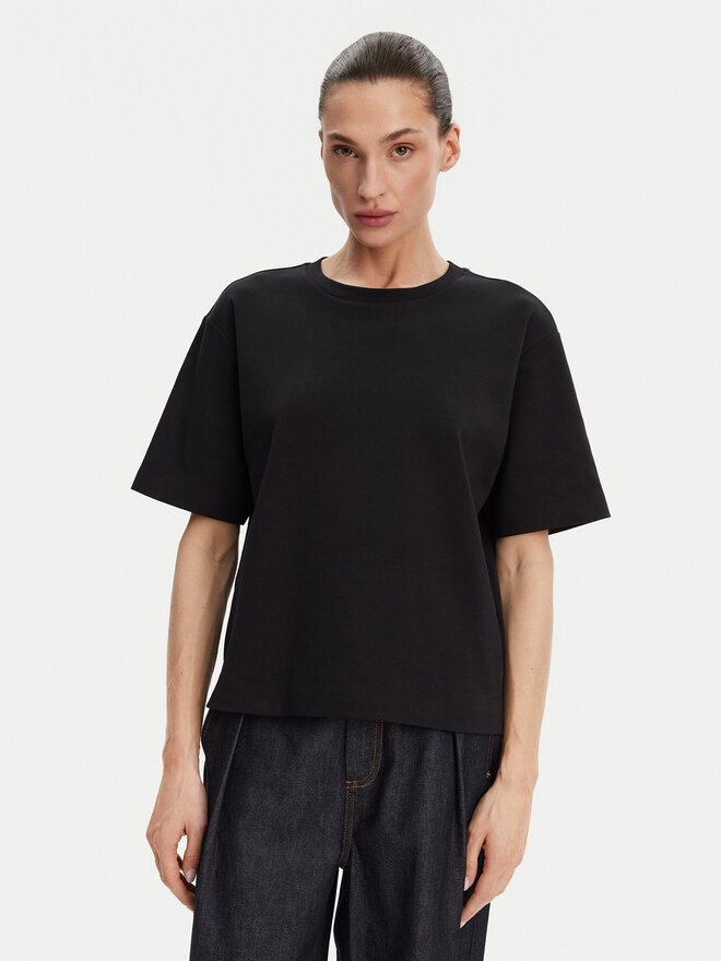 Weekend Max Mara Weekend Max Mara Marškinėliai 2515941042650 Juoda Regular Fit