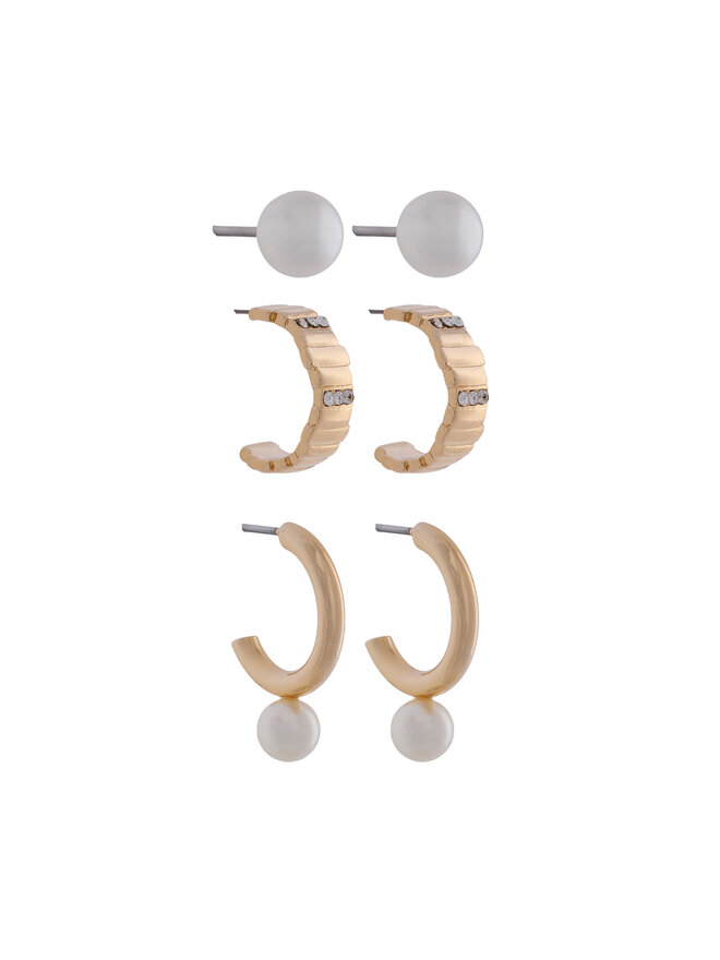Aldo Набір пар сережок Aldo Cirahar 14088473 Золотий