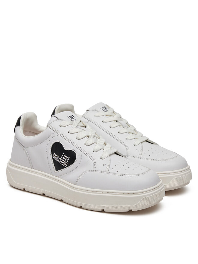 LOVE MOSCHINO Sneakersy LOVE MOSCHINO JA15154G1MIA110A Biały