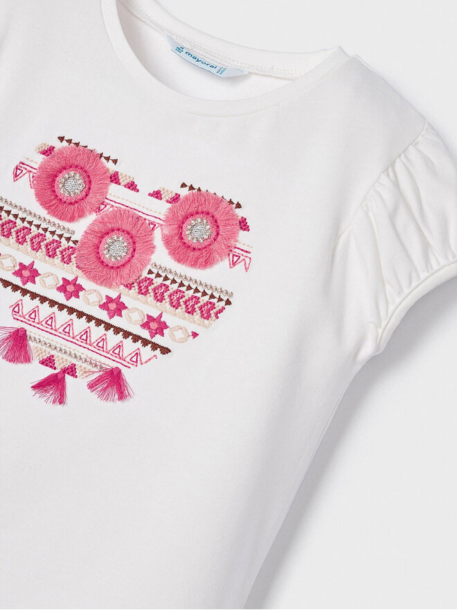Mayoral Mayoral T-Shirt 3058 Εκρού