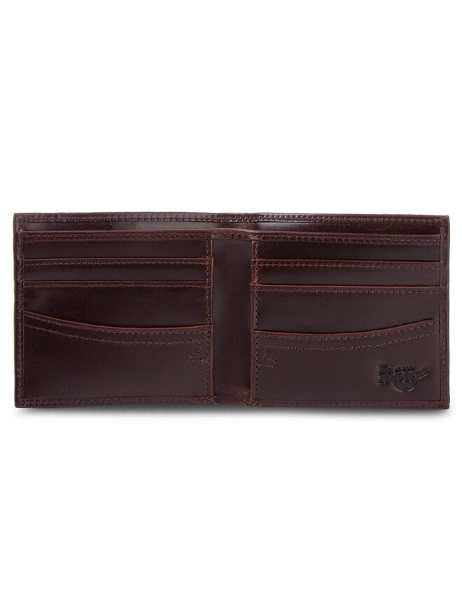 Dr. Martens Велике Чоловіче Портмоне Dr. Martens Fold Wallet AC718230 Коричневий