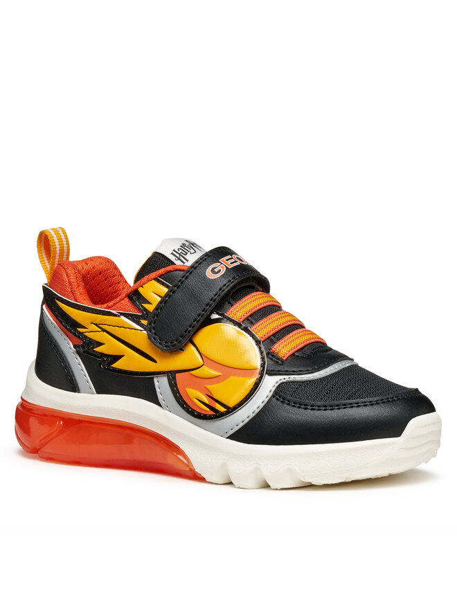 Geox Сникърси Geox J Ciberdron J56LBH 054FU C0038 M Черен