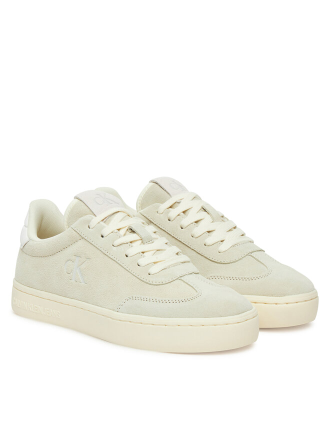 Calvin Klein Jeans Sportcipők Calvin Klein Jeans Classic Cupsole Mix In YW0YW01767 Bézs